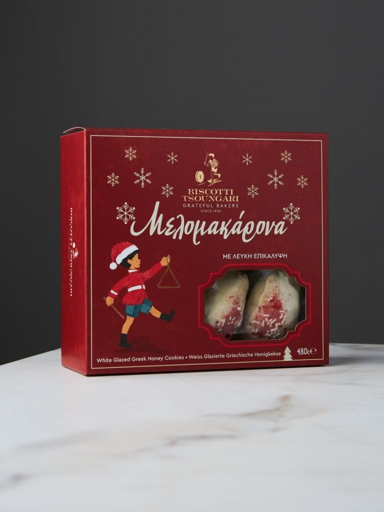 Μελομακάρονα με λευκή σοκολάτα (480gr)