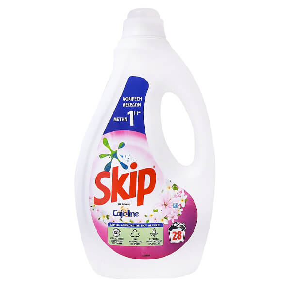 SKIP ΥΓΡΟ 28μεζ. (1,40 lit) - (PINK LILY-CAZOLINE) 5τεμ/κιβ