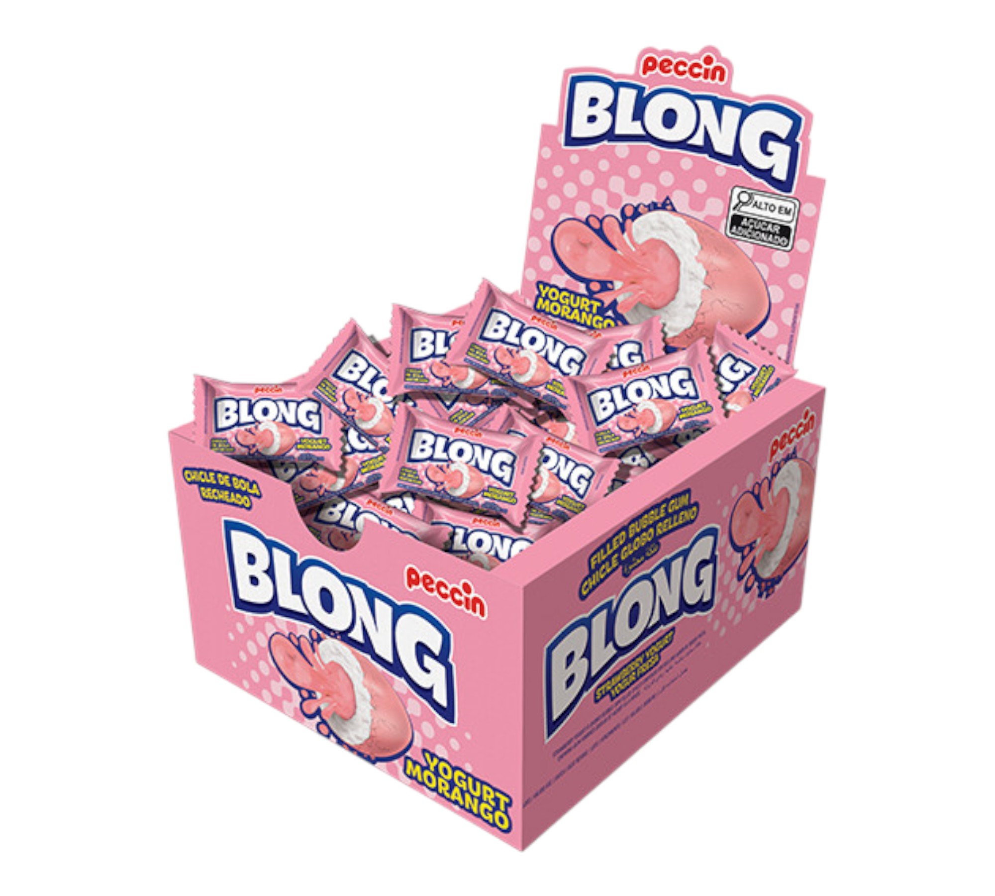 Τσίχλες Blong Yogurt Morango 20τεμ