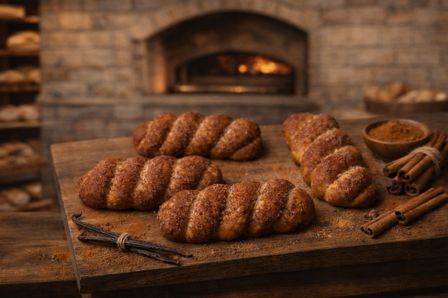 Πλεξουδάκια Κανέλας 3Kg(Νηστίσιμο)