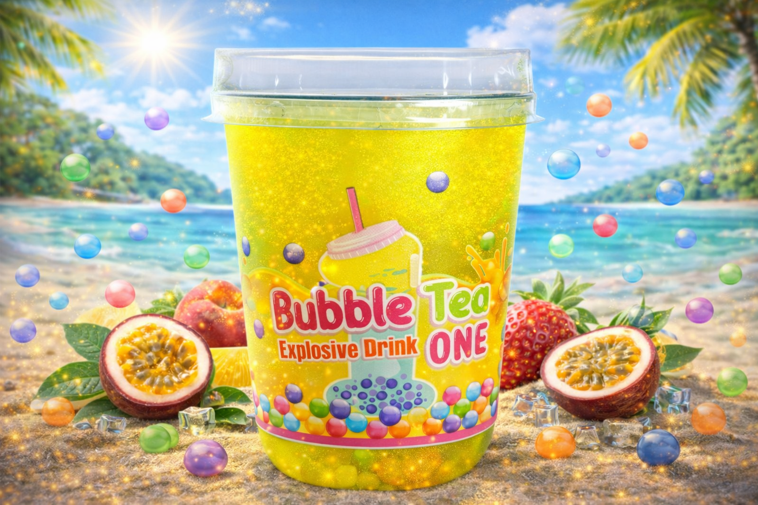 Bubble Tea Passion Fruit 440ml