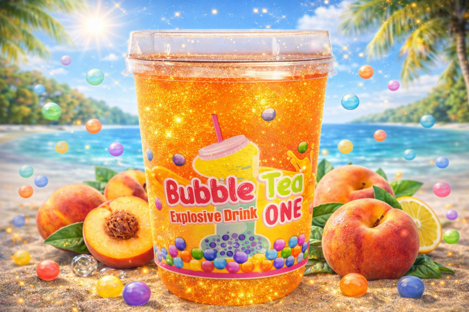 Bubble Tea Gold Ροδάκινο 440ml