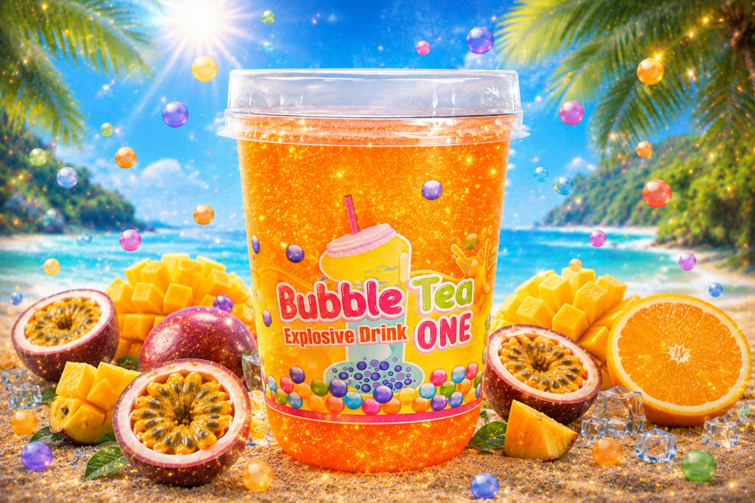 Bubble tea Maracuja & Mango 440ml