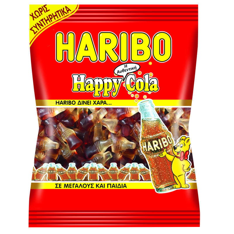 JELLY BEANS HARIBO 100g HAPPY COLA 30/κιβ