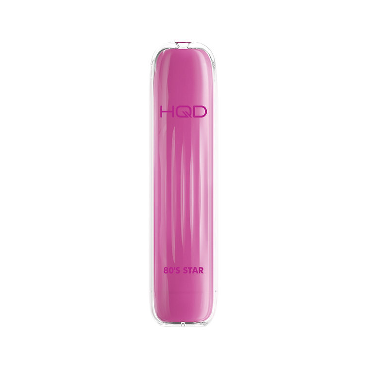 HQD Wave 650 Puffs 80's Star - Bubble Gum (Τσιχλόφουσκα)