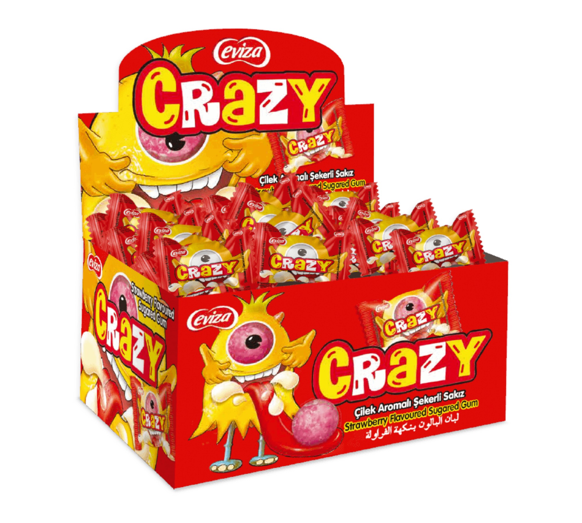 ΤΣΙΧΛΕΣ SOUR CRAZY 100τεμ/κουτί