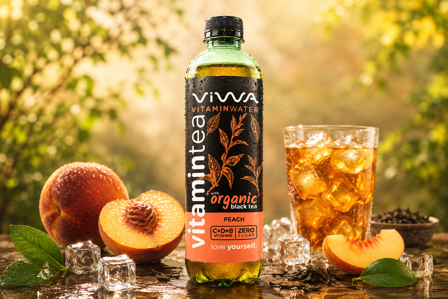 VIWA ICE TEA Peach Black 600ml