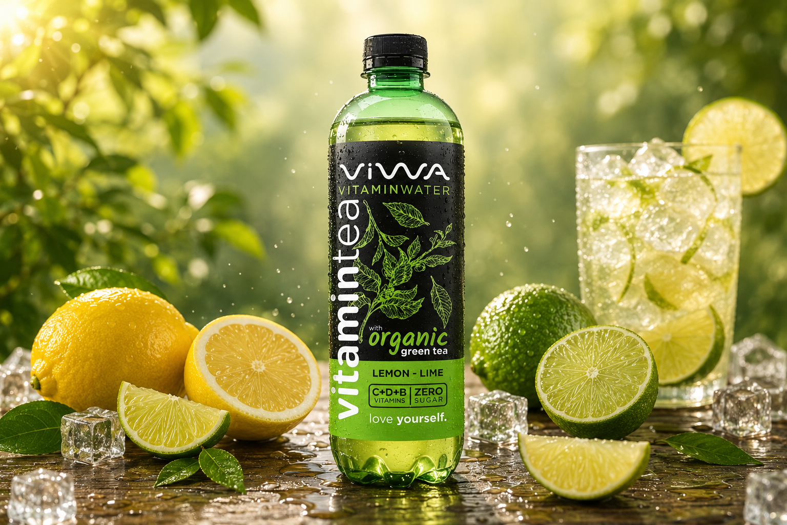 VIWA ICE TEA Green Lemon Lime 600ml
