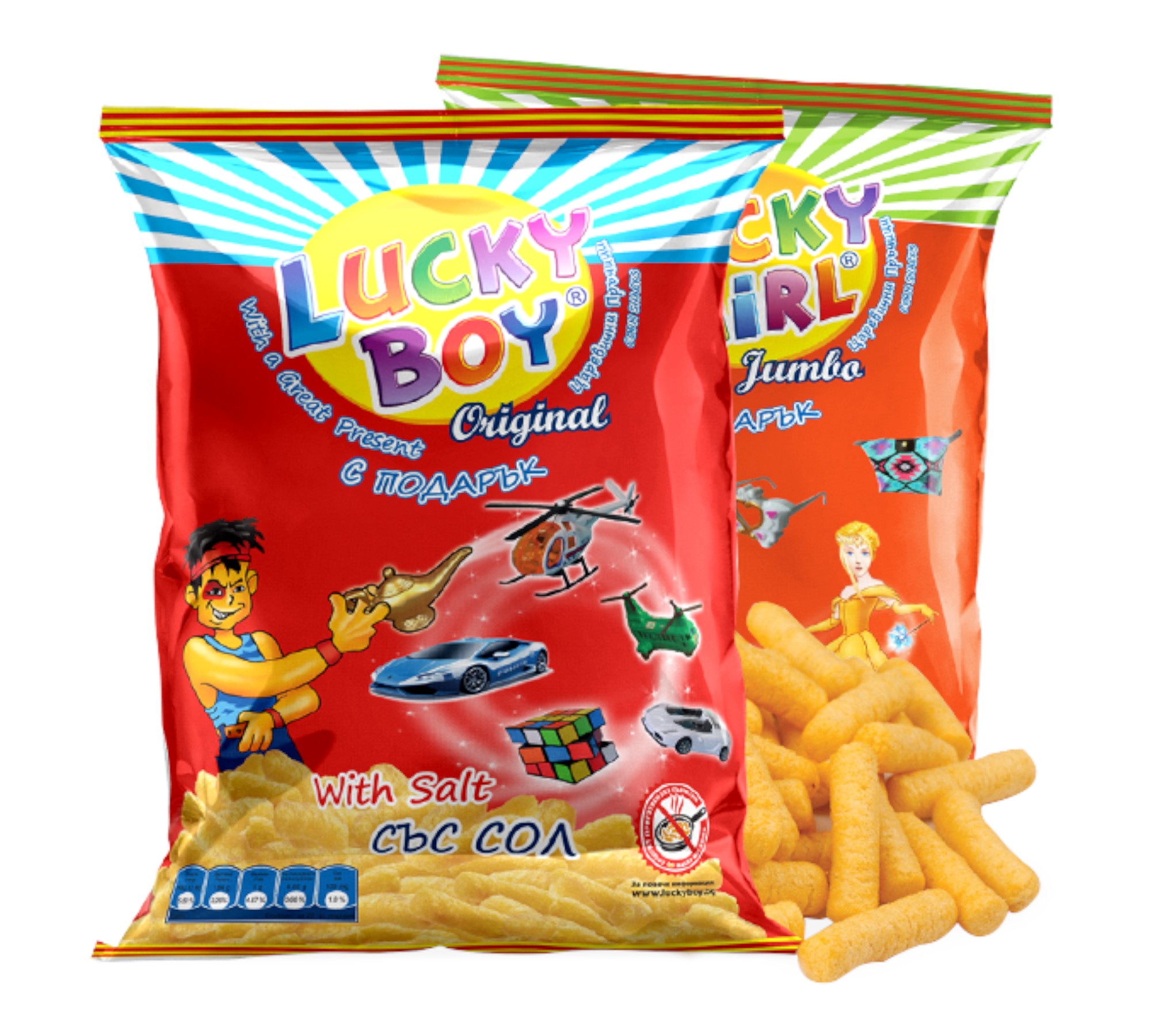 LUCKY Γαριδάκια με Παιχνίδι 40γρ