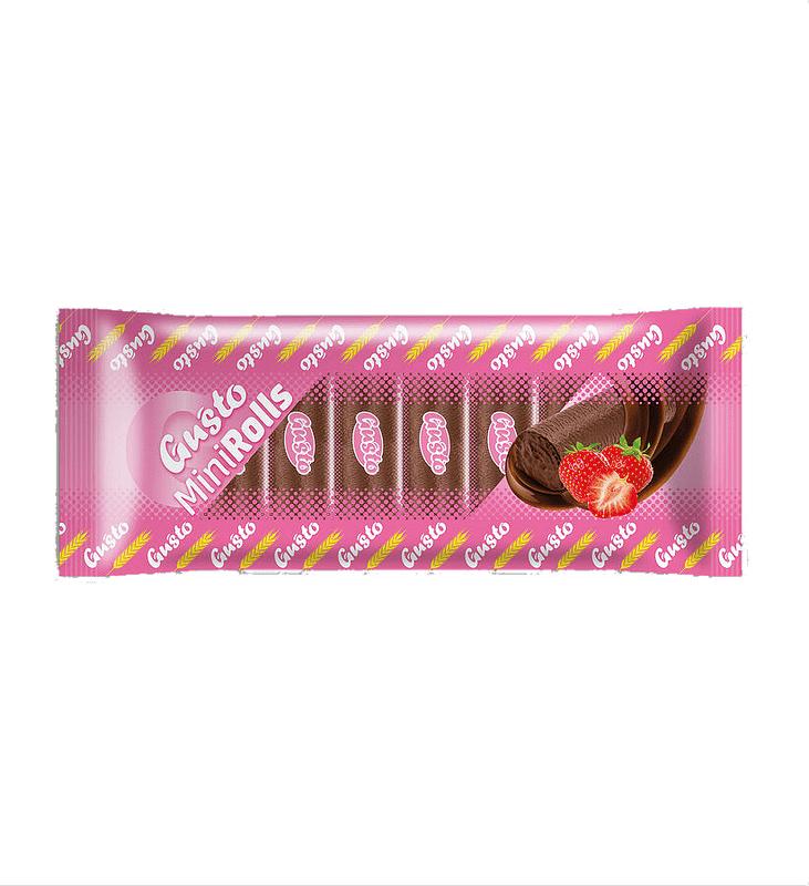 MINI ROLLS ΡΟΛΟ GUSTO 40GR Φράουλα