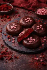 ❄️Brownie Cookie Red Velvet Με Σοκολάτα 4kg