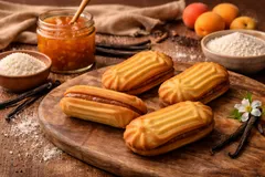 Πτι Φούρ Βανίλια Με Μαρμελάδα Βερίκοκο 4kg (Νηστίσιμο)