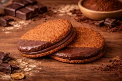 Cookies Βρώμης Με Γέμιση Cacao Bitter(Νηστίσιμο) 5kg