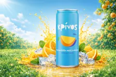 Πορτοκαλάδα χωρίς ανθρακικό "Κρίνος" 330ml