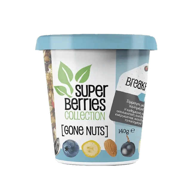 SBC GONE NUTS BREAKFAST MIX 8τμχ*140gr.