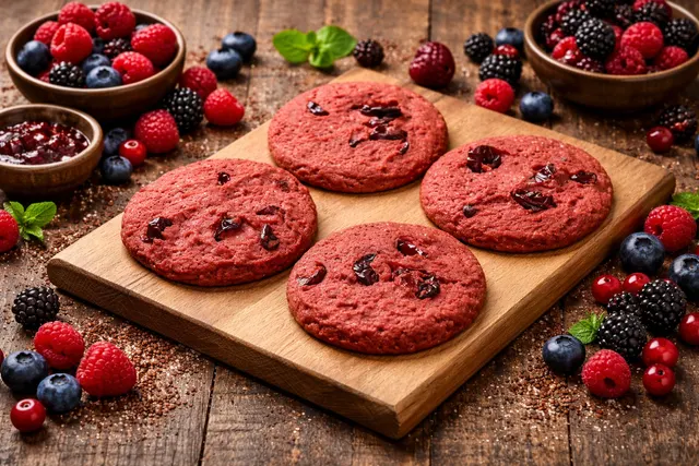 Cookies Βουτύρου Με φρόυτα Του Δάσους Χωρίς Ζάχαρη 3kg