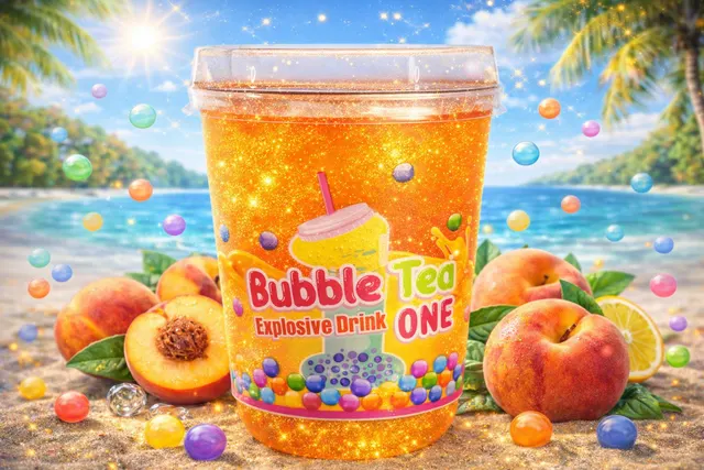 Bubble Tea Gold Ροδάκινο 440ml